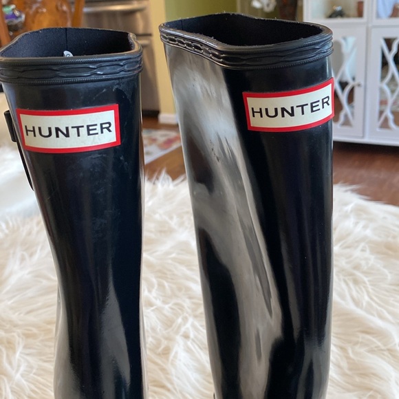HUNTER tool gloss rain boots - Picture 9 of 16